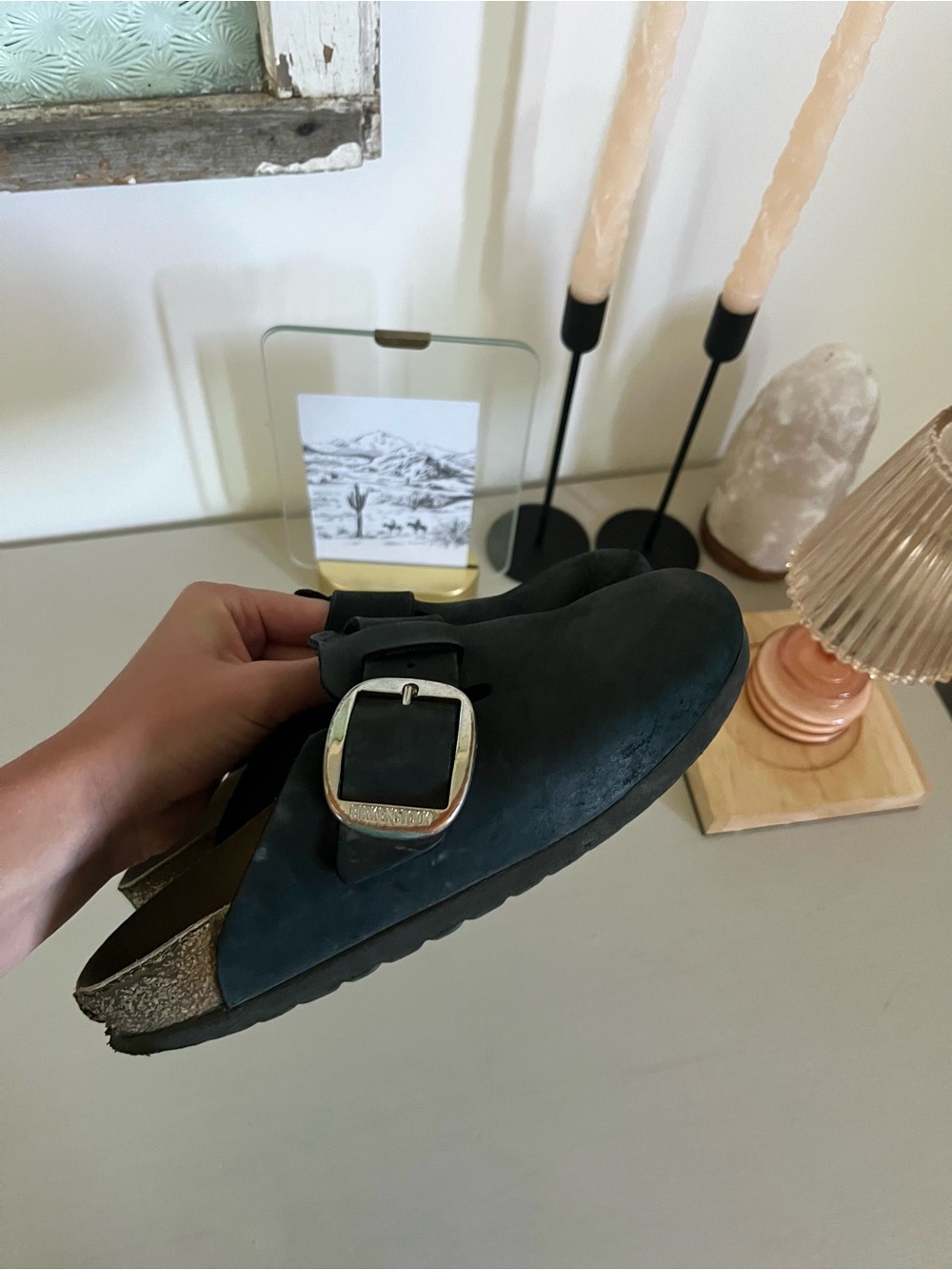 Birkenstock Women’s Madrid Big Buckle Mule - Black
